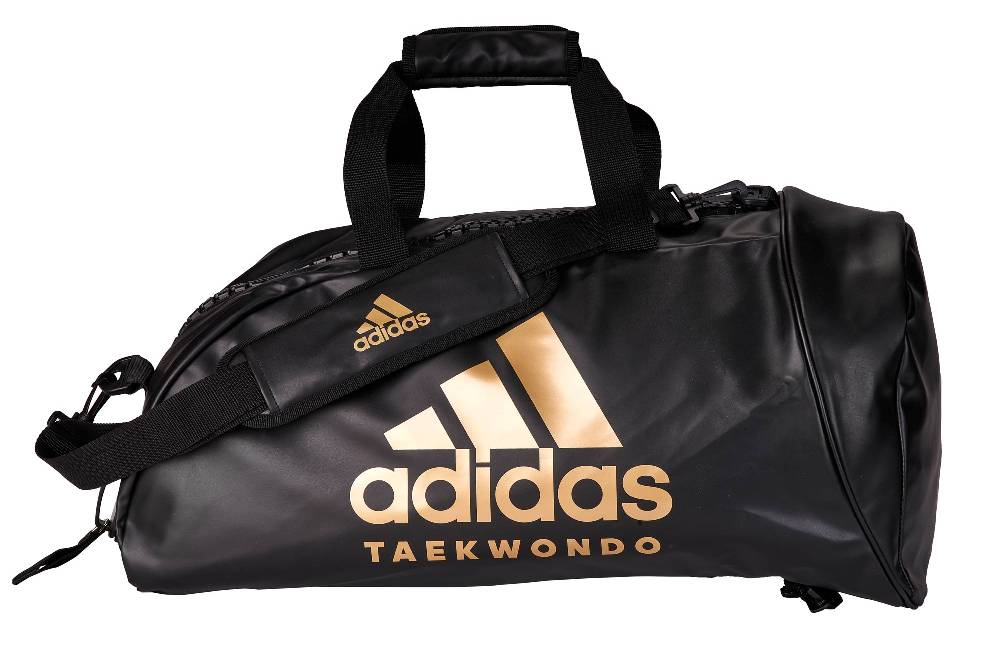 Ju Sports adidas 2in1 Bag Taekwondo black/gold PU, adiACC051T Kostenlose Rückgabe