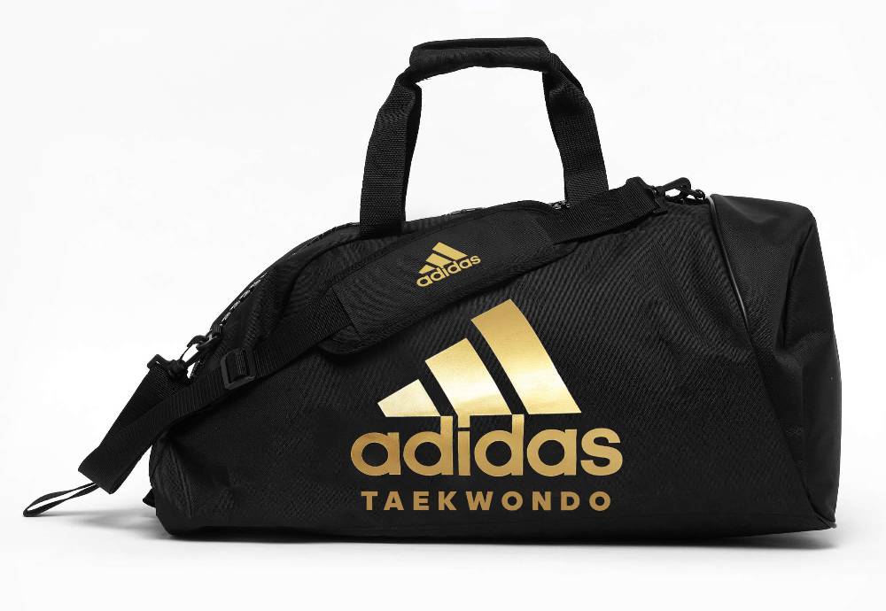 Ju Sports adidas 2in1 Bag "Taekwondo" black/gold Nylon, adiACC052T Discount Store für neue Produkte