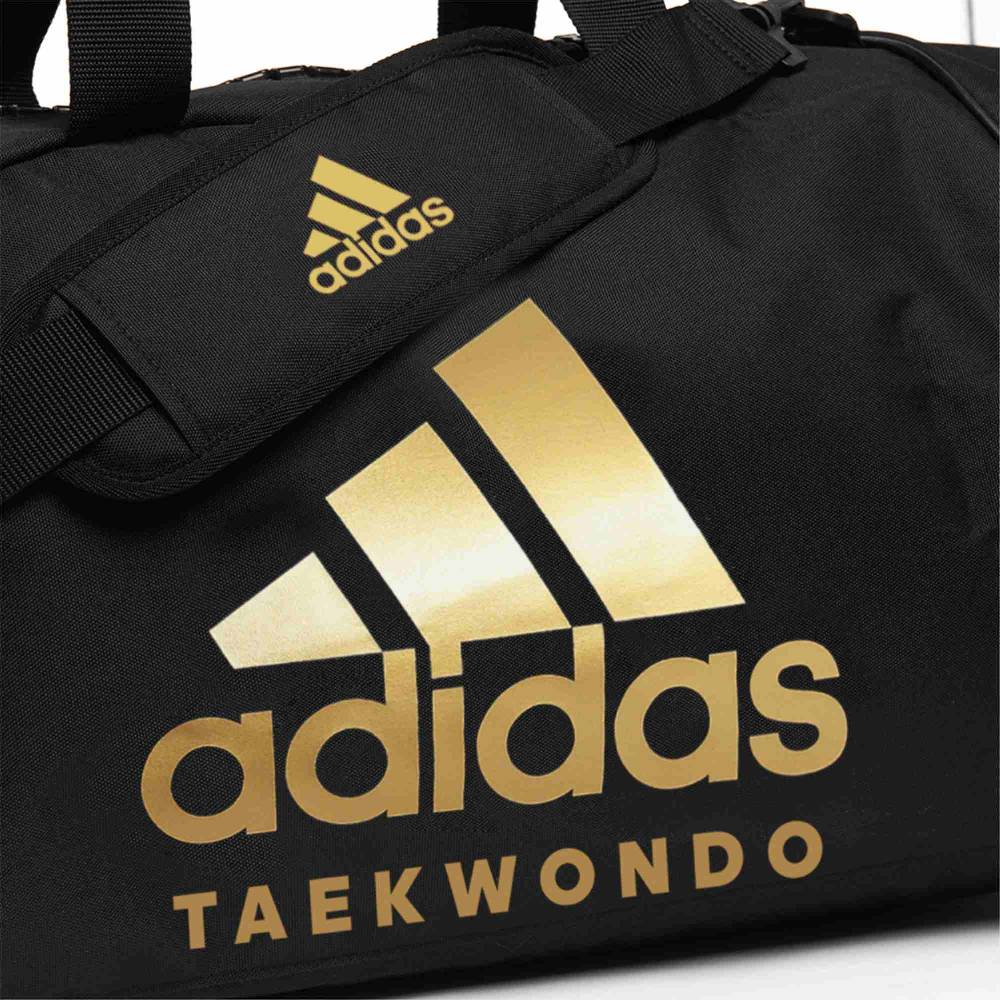 Ju Sports adidas 2in1 Bag "Taekwondo" black/gold Nylon, adiACC052T Discount Store für neue Produkte