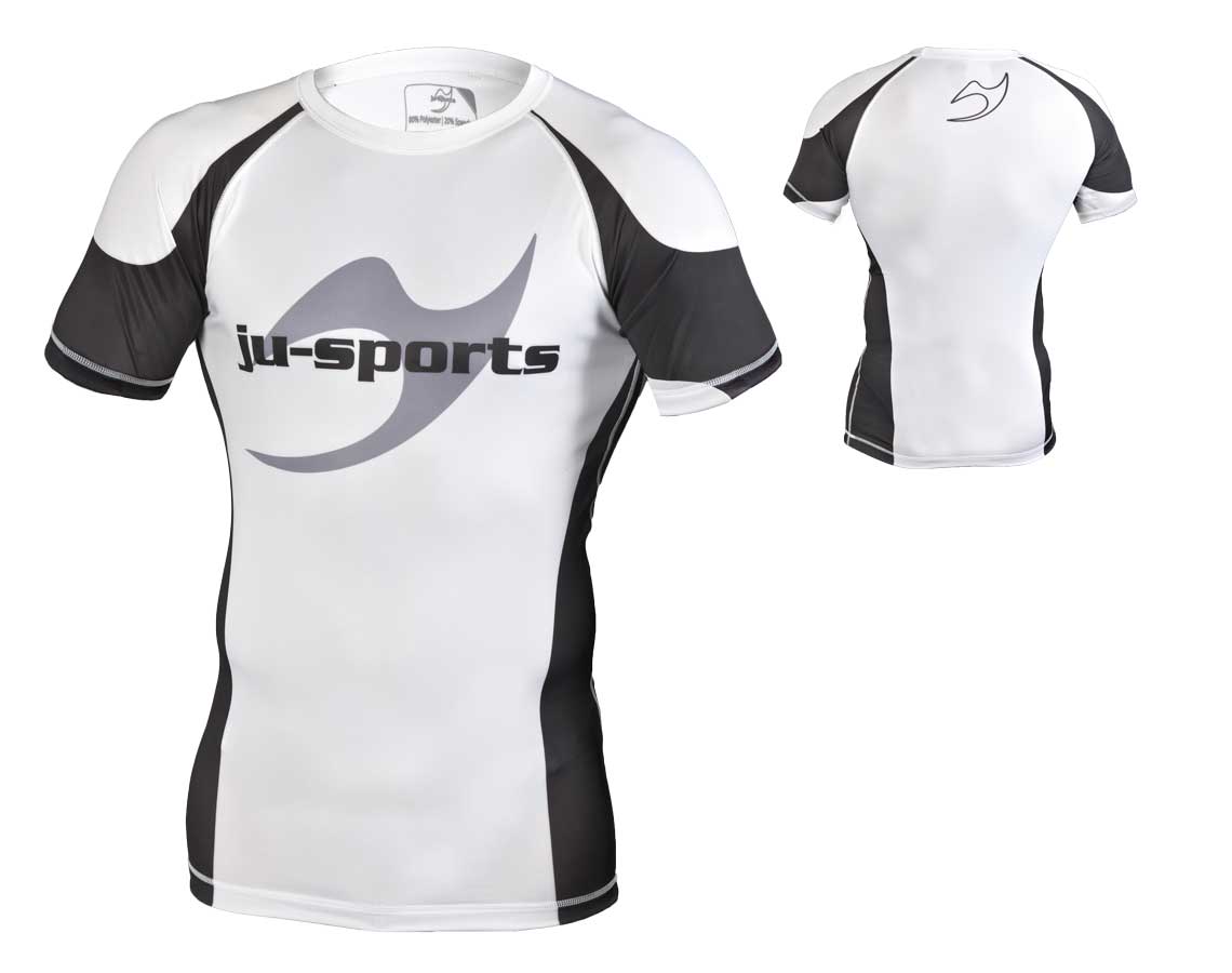 Ju Sports Rashguard Pro C13 kurzarm weiß Nur noch ein Tag übrig