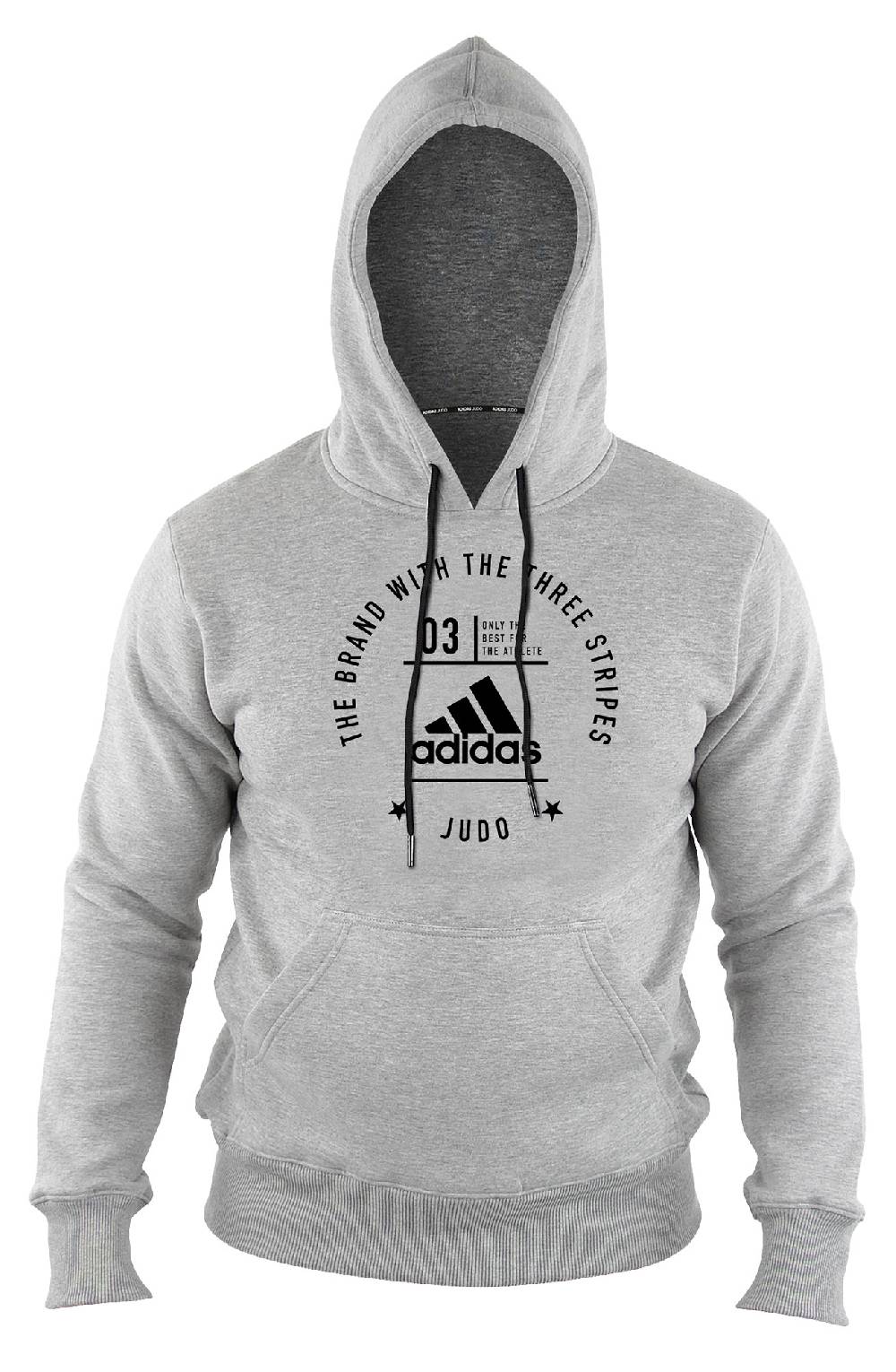 Ju Sports adidas Community Hoody Judo "Pro" grey/black, adiCL02J Clearance-Verkauf