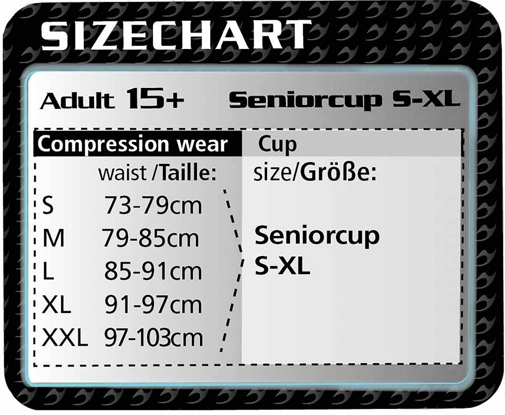 Ju Sports Compression ProLine Short + Motion Pro Flexcup, Tiefschutz Schlussverkauf
