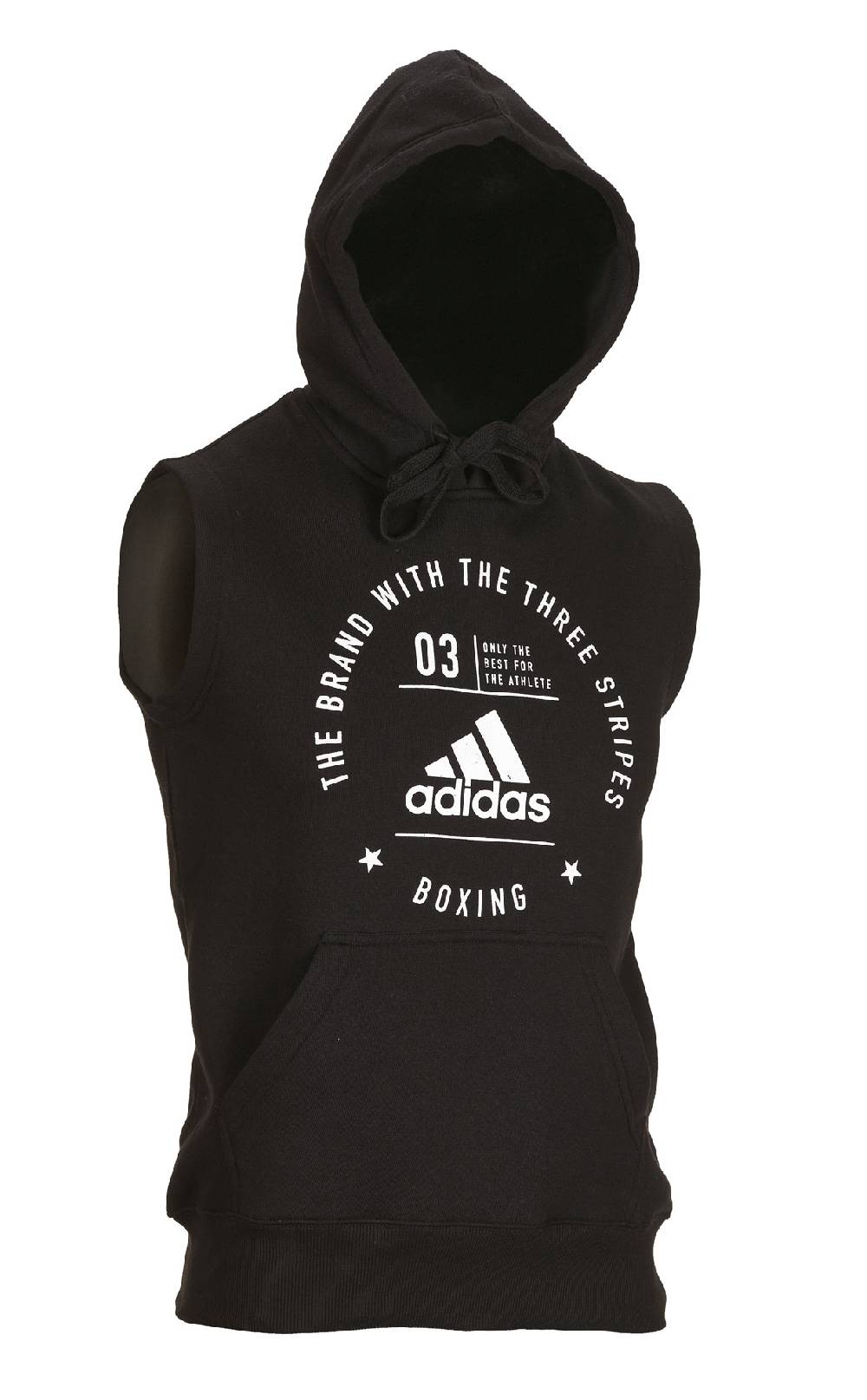 Ju Sports adidas Community Sleeveless Hoody BOXING black/white, adiCL05B Muttertagsangebot