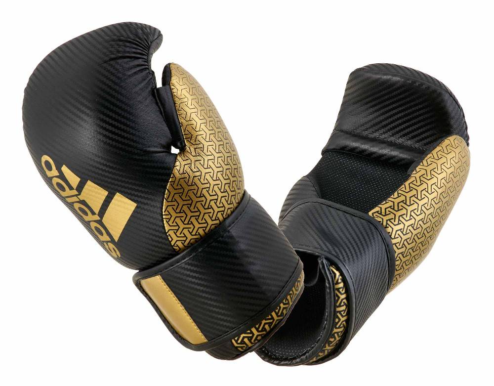 Ju Sports adidas Pro Point Fighter Handschuhe black/gold, adiKBPF300 Heißer Verkauf