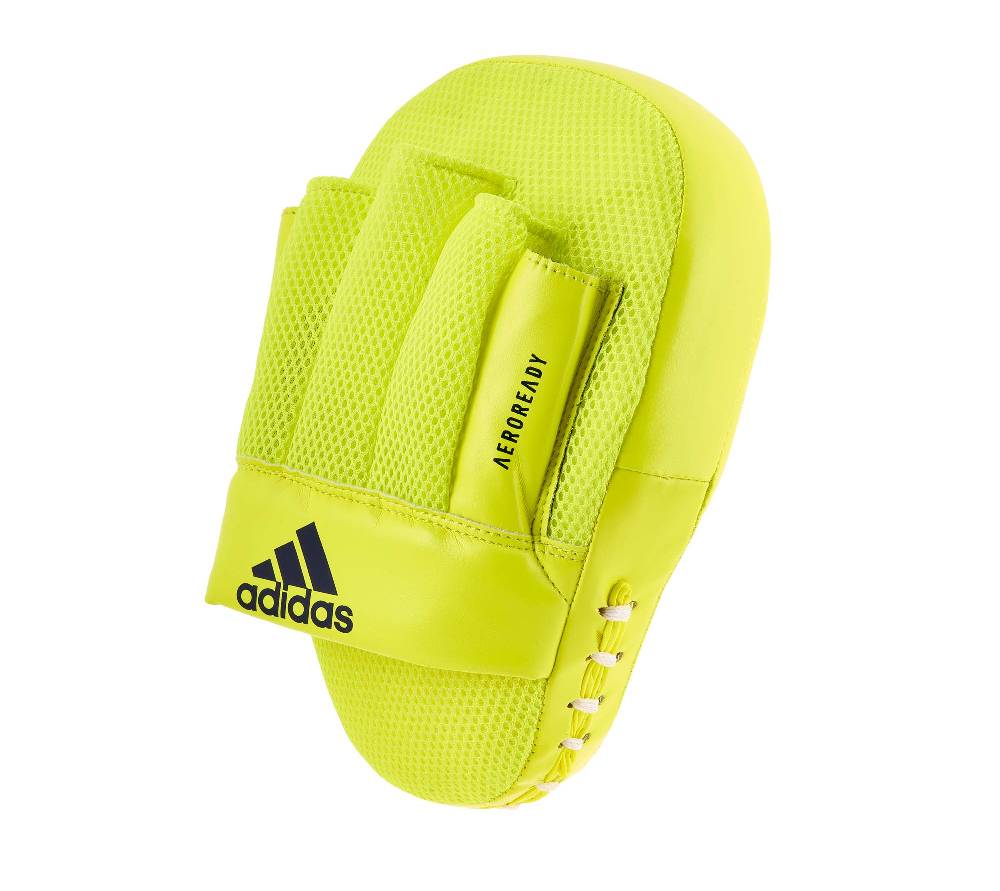 Ju Sports adidas Speed Coach Paar-Pratzen, gelb/blau ADISBAC014 Räumungsverkauf