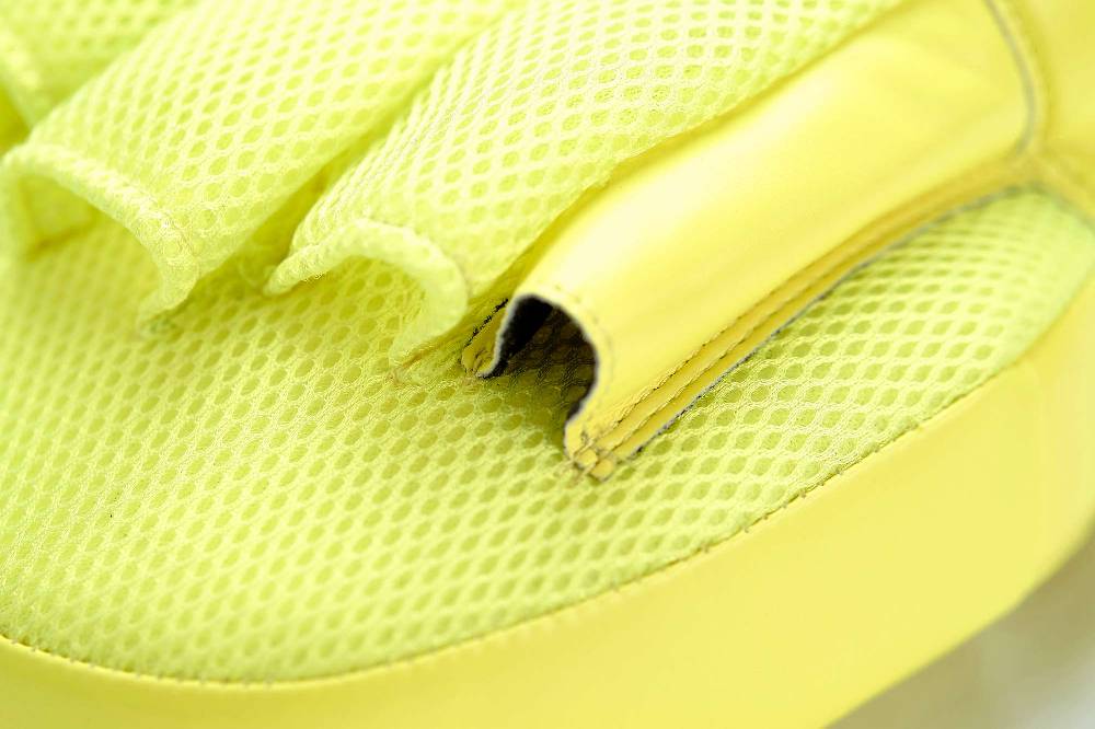 Ju Sports adidas Speed Coach Paar-Pratzen, gelb/blau ADISBAC014 Räumungsverkauf