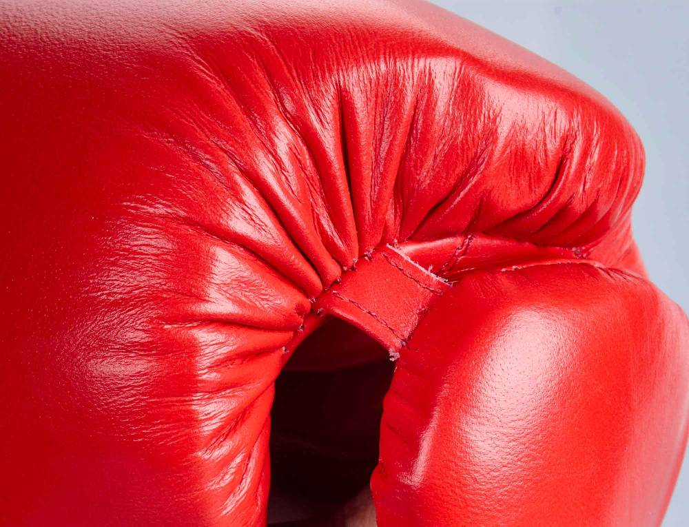 Ju Sports Boxhandschuh C16 Competitor pro Leder rot Begrenzte Freigabe