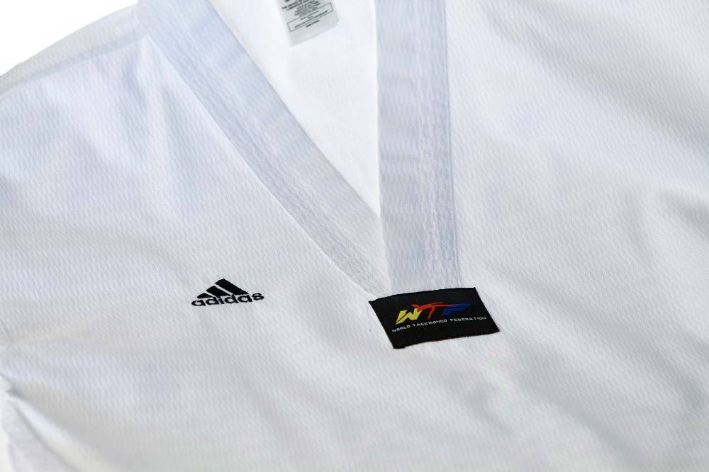 Ju Sports adichamp III,weißes Revers Taekwondoanzug, ADITCH03 Kostenloser Versand