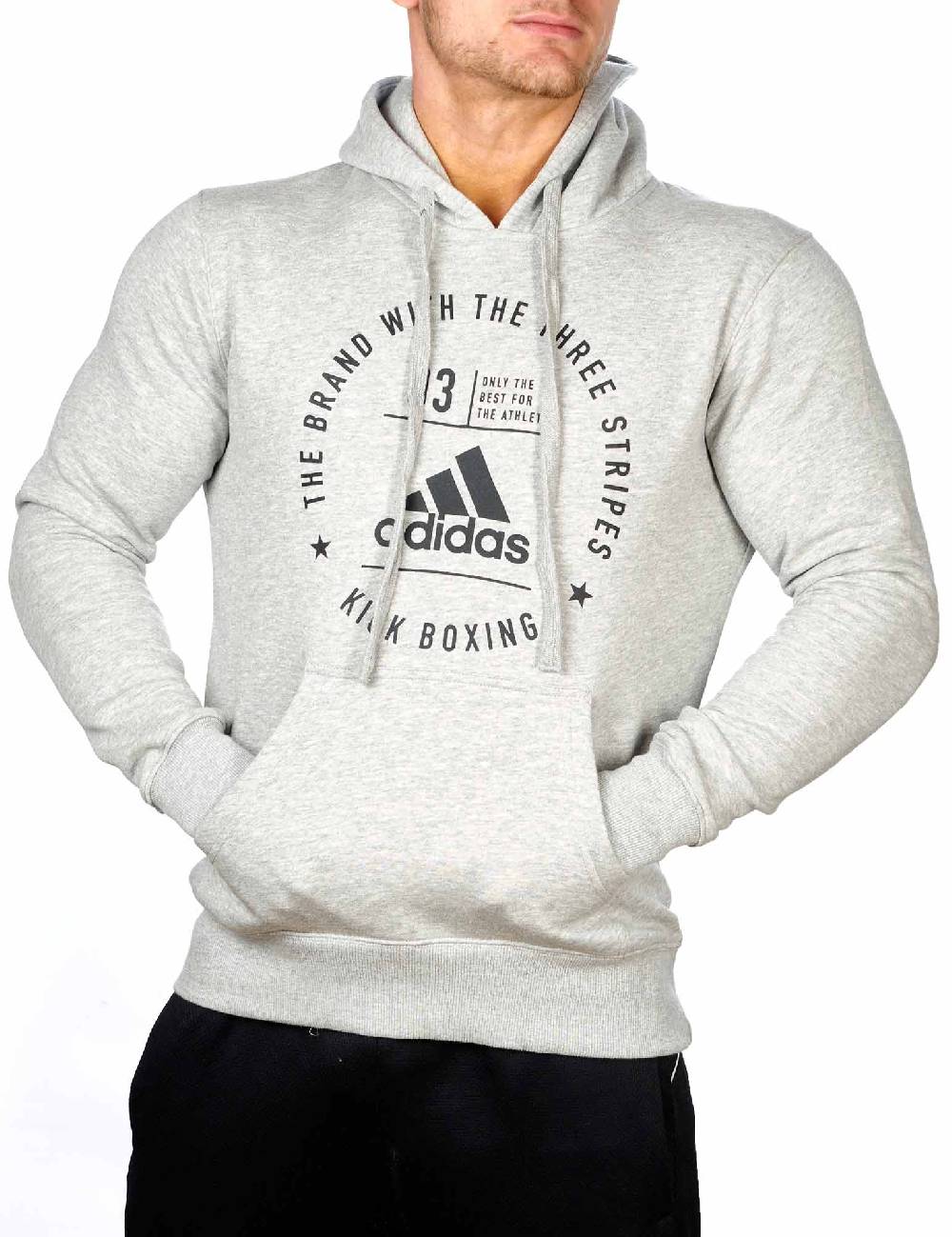 Ju Sports adidas Community Line Hoody Kickboxing grey/black, adiCL02KB Online Outlet