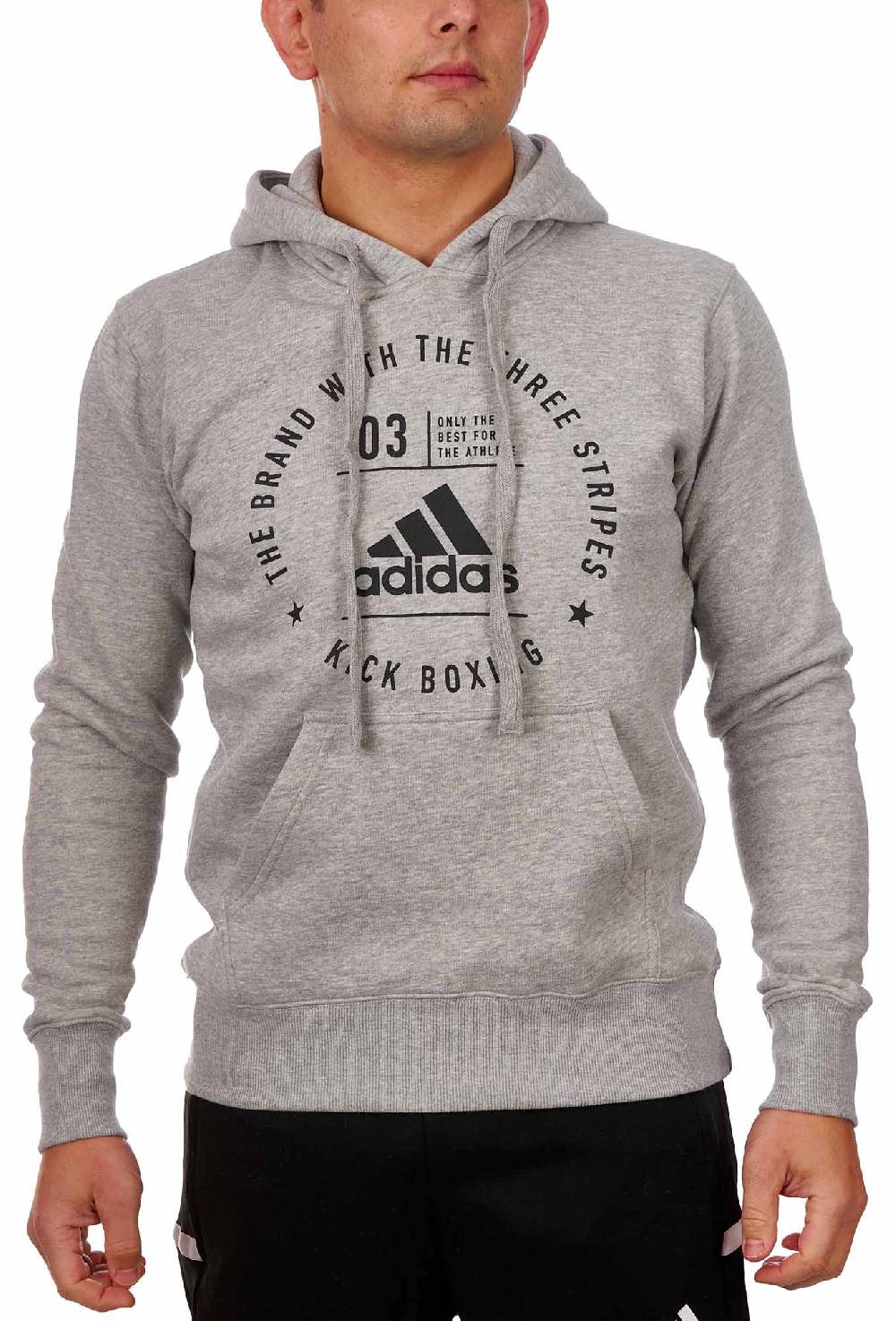 Ju Sports adidas Community Line Hoody Kickboxing grey/black, adiCL02KB Online Outlet