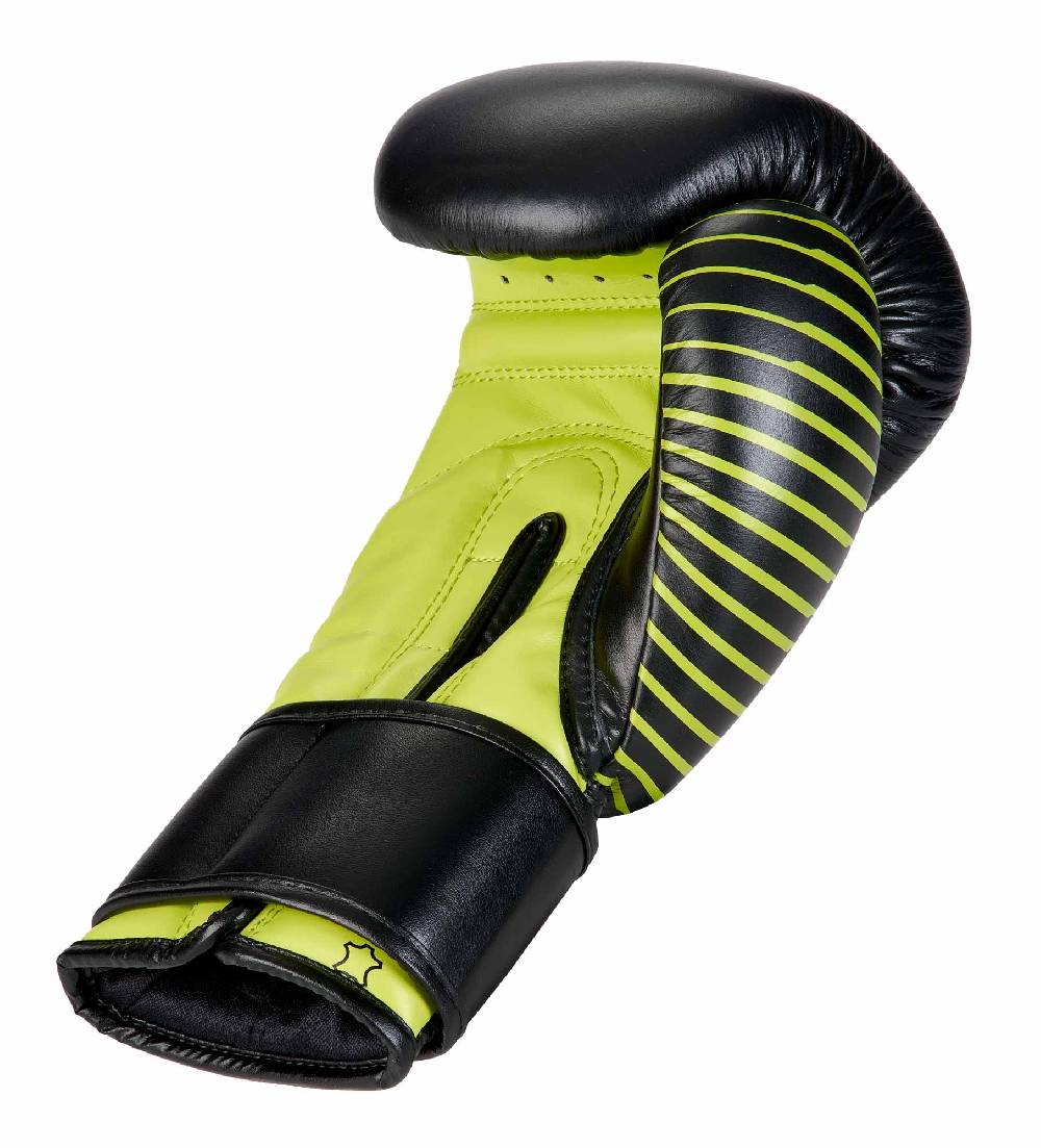 Ju Sports adidas Kickboxing Wettkampfhandschuh black/neon green, adiKBWKF200 Tiefpreis