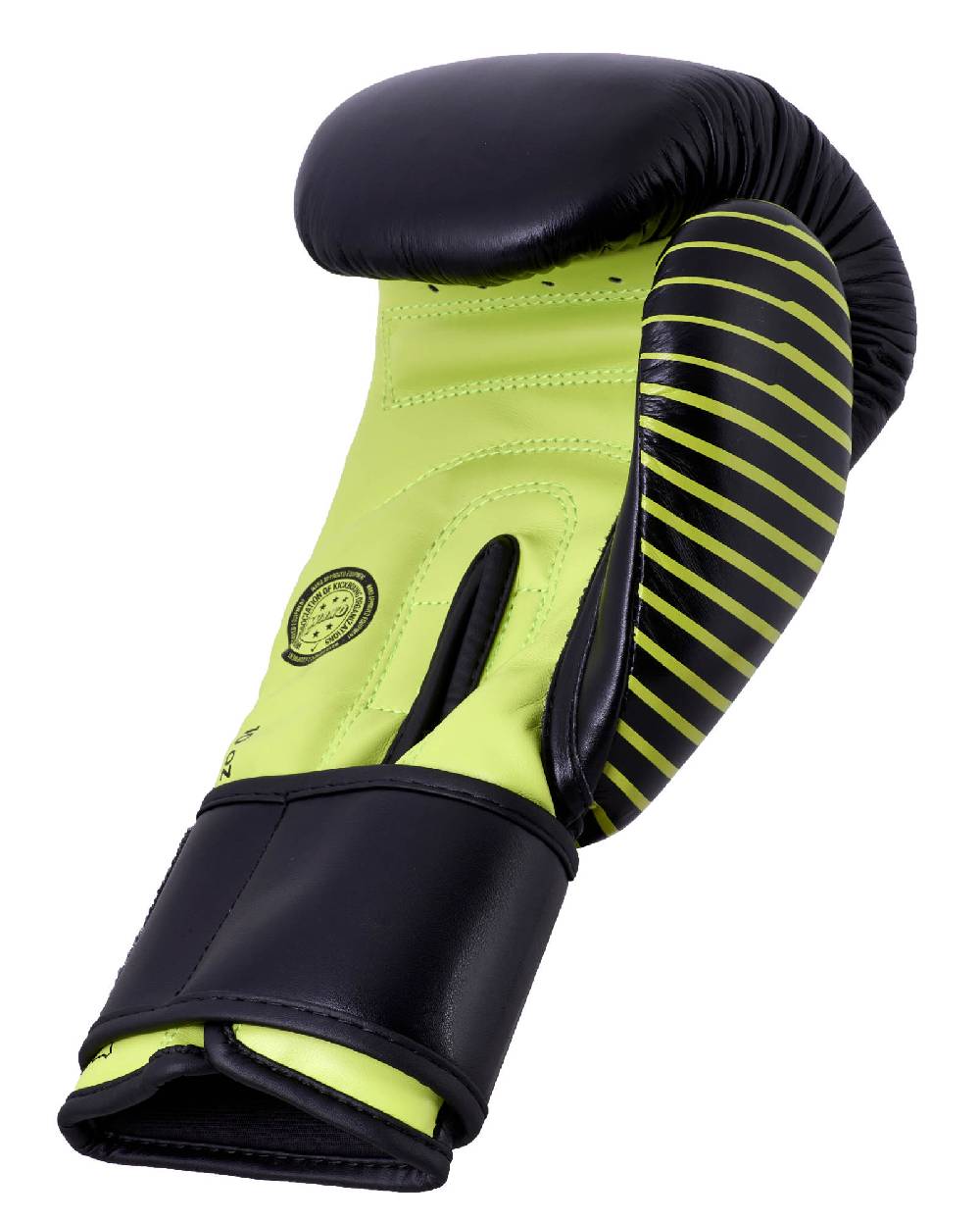Ju Sports adidas Kickboxing Wettkampfhandschuh black/neon green, adiKBWKF200 Tiefpreis