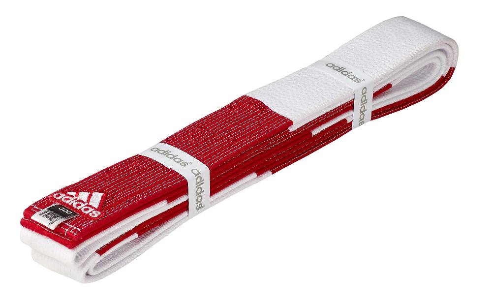 Ju Sports adidas Großmeistergürtel 6. Dan rot/weiß 4,5 cm Bis zu 65% Rabatt