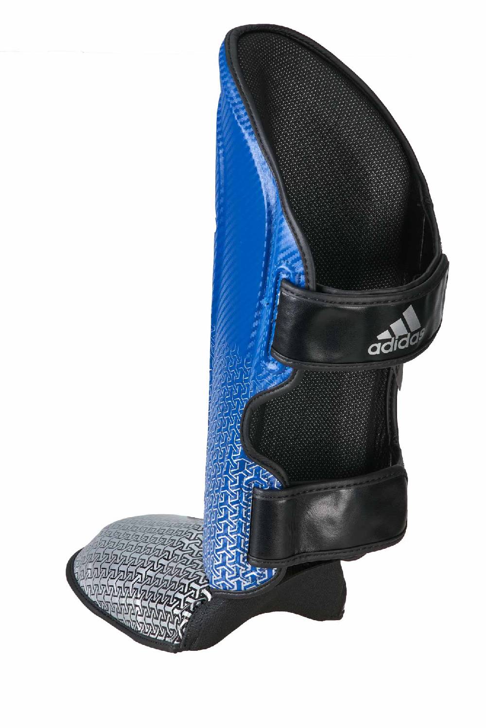 Ju Sports adidas Pro Kickboxing Schienbein-Spannschutz blue/silver, adiKBSI300 Sonderangebot der Fabrik