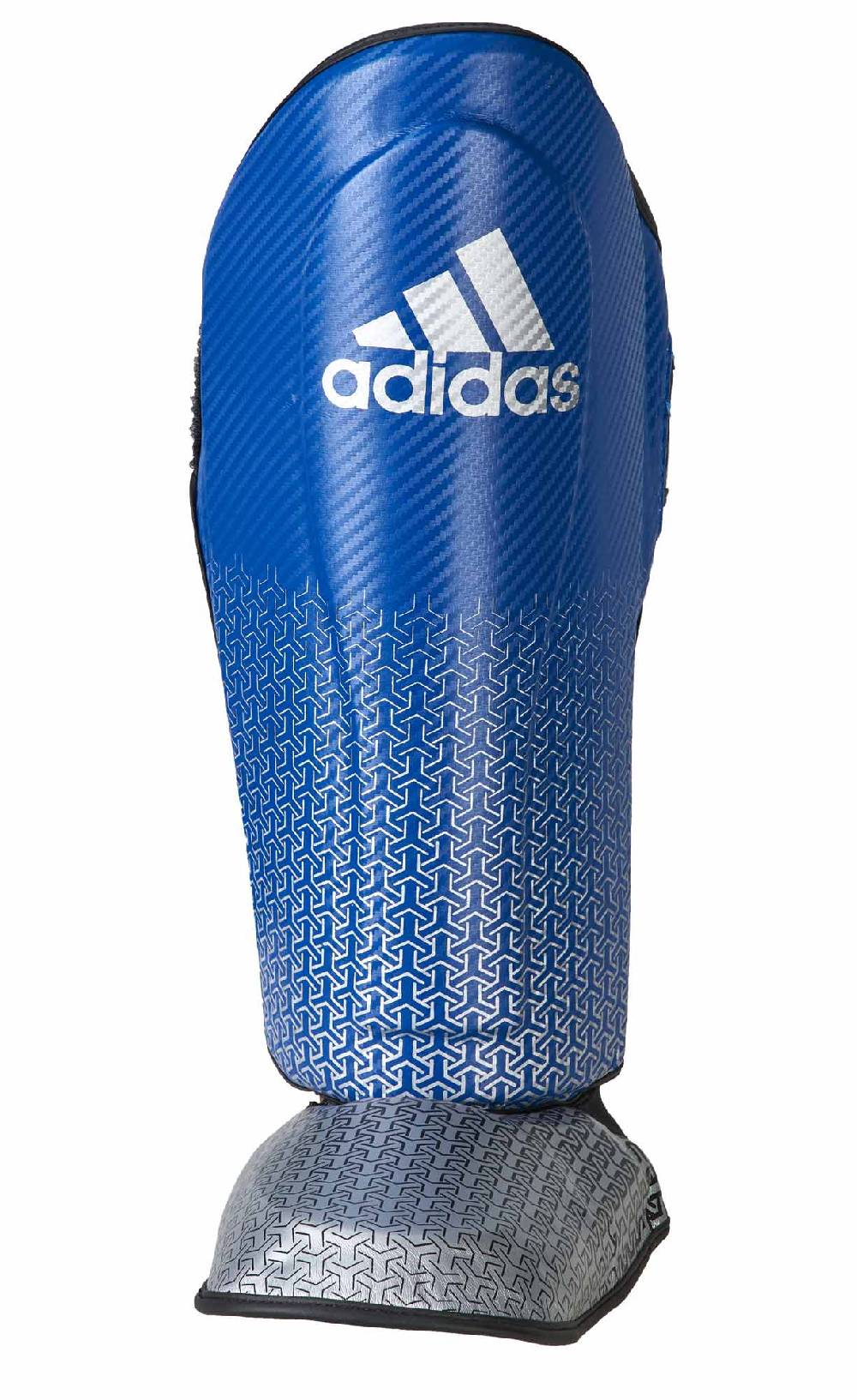 Ju Sports adidas Pro Kickboxing Schienbein-Spannschutz blue/silver, adiKBSI300 Sonderangebot der Fabrik