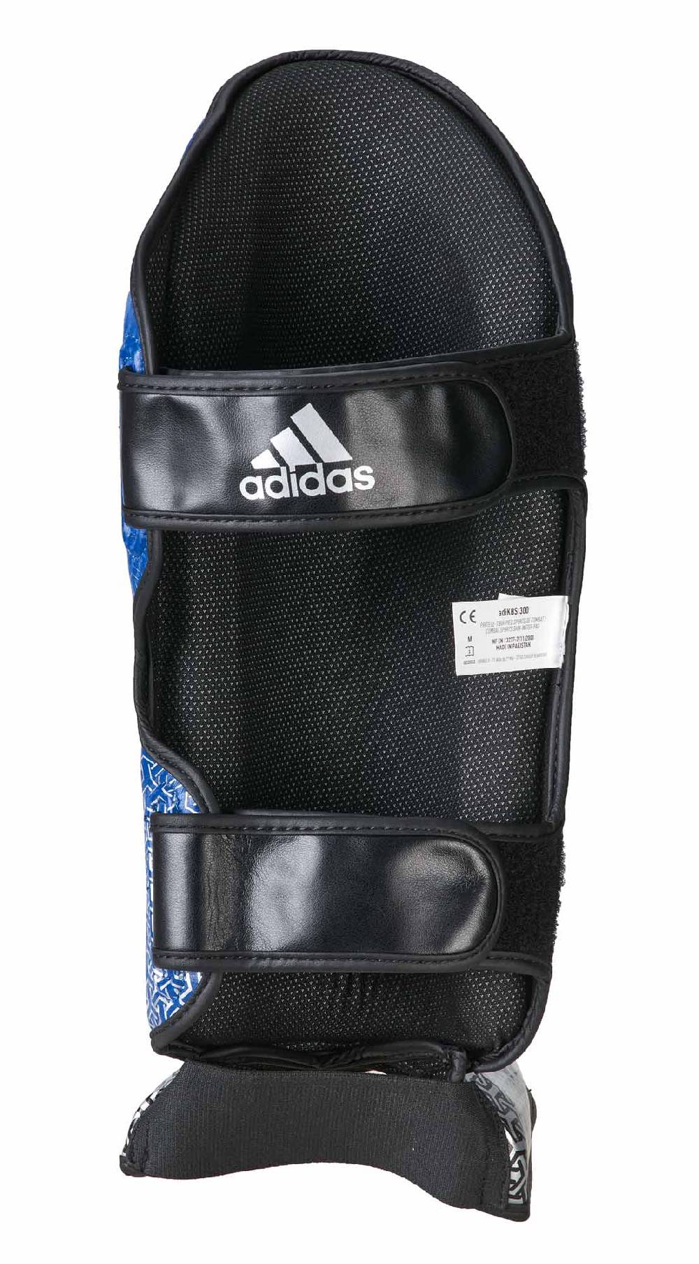 Ju Sports adidas Pro Kickboxing Schienbein-Spannschutz blue/silver, adiKBSI300 Sonderangebot der Fabrik
