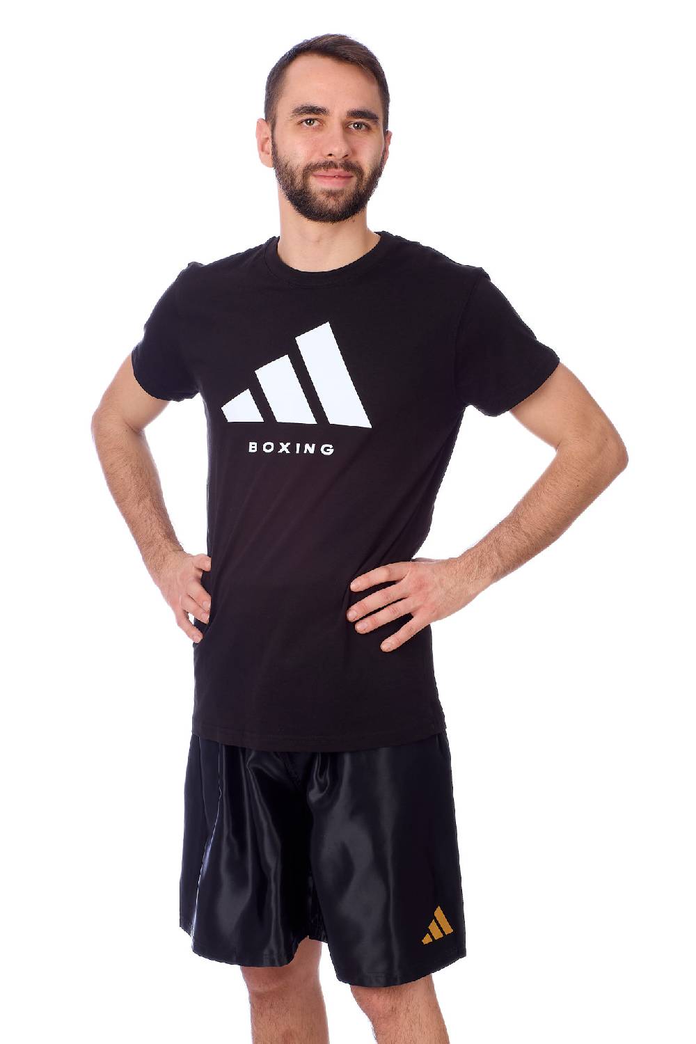 Ju Sports adidas Community Graphic Tee Boxing schwarz, adiCLTS24-B Fabrikverkauf