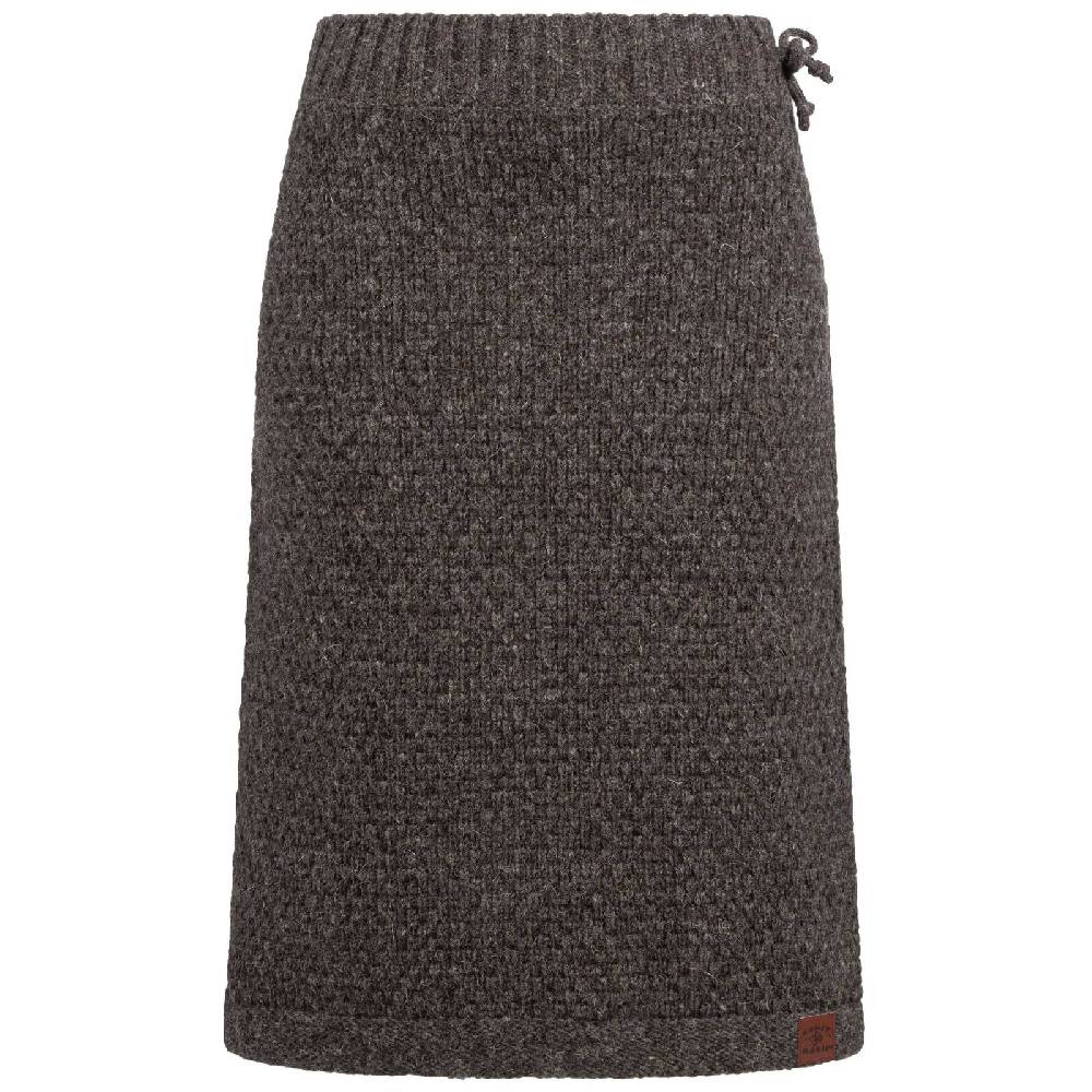 Kunst Und Magie Langer Strickrock Winter Woll Rock mit klassischem Waffel-Muster Wolle Boho Nur für heute