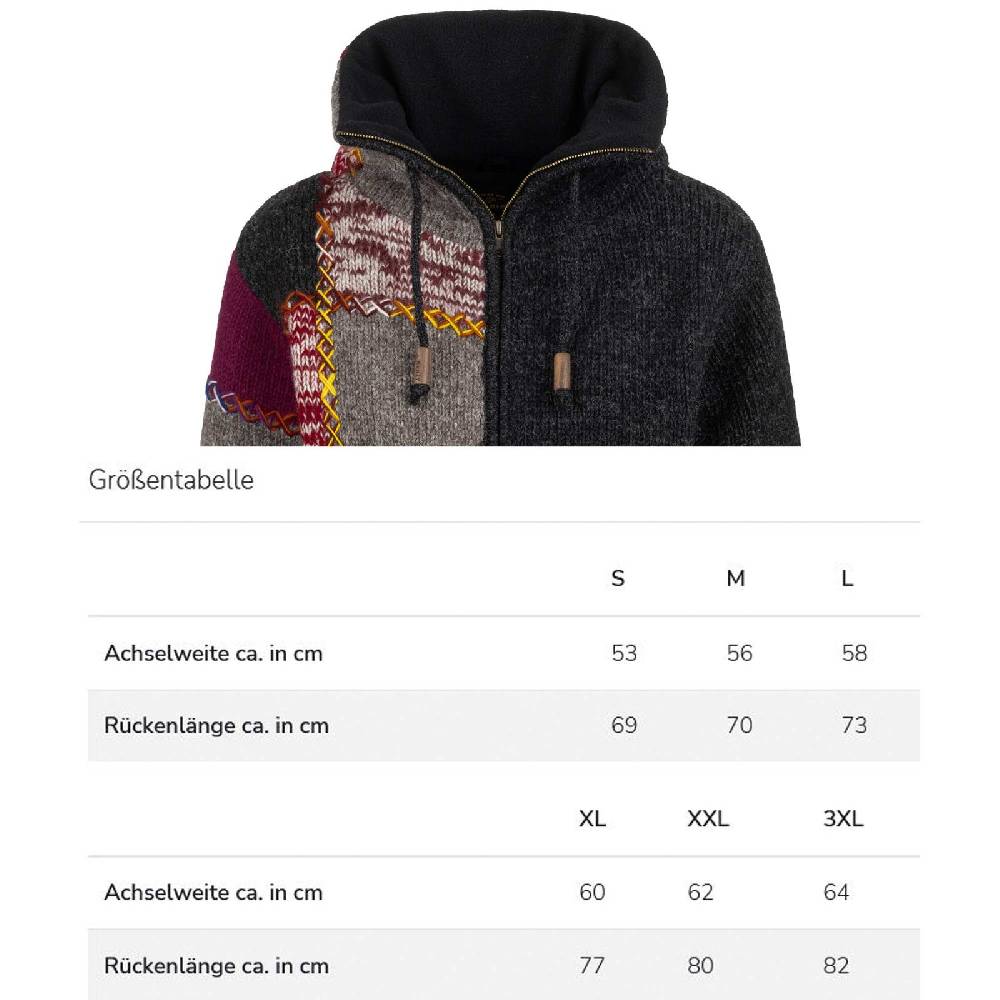 Kunst Und Magie Strickjacke Schurwolle Klassich Nordisch Wolle Jacke Thermo-Hoch Kragen Futter Unisex Clearance-Verkauf