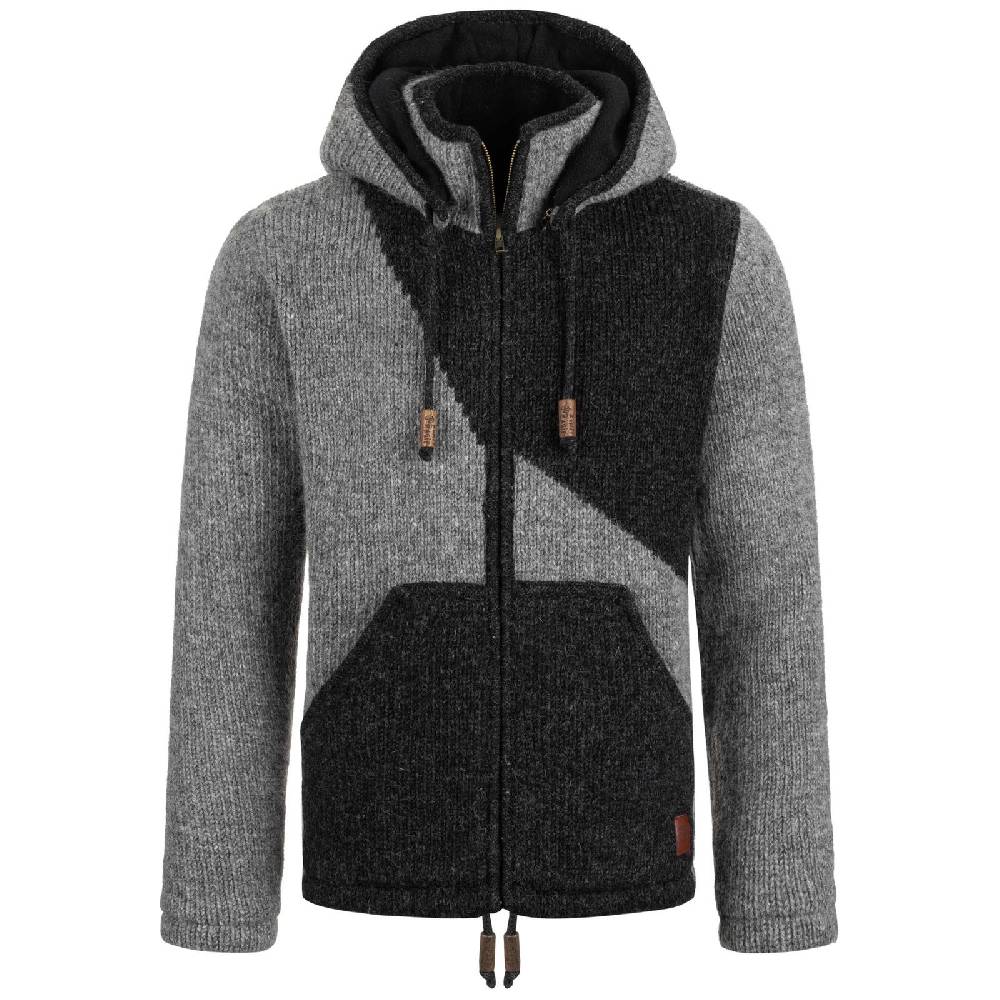 Kunst Und Magie Strickjacke Goa Wolle Jacke Fleecefutter Zipfelkapuze Unisex Fair Rabatte dieses Monats