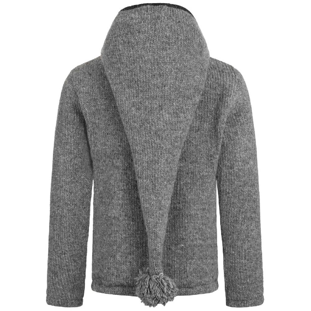 Kunst Und Magie Strickjacke Goa Wolle Jacke Fleecefutter Zipfelkapuze Unisex Fair Rabatte dieses Monats