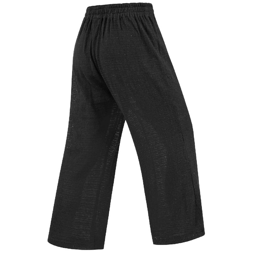Kunst Und Magie Hose Psy Goa 70er Hippie Boho Ibiza Style Hippie Sommerhose Strick Schwarz Outlet