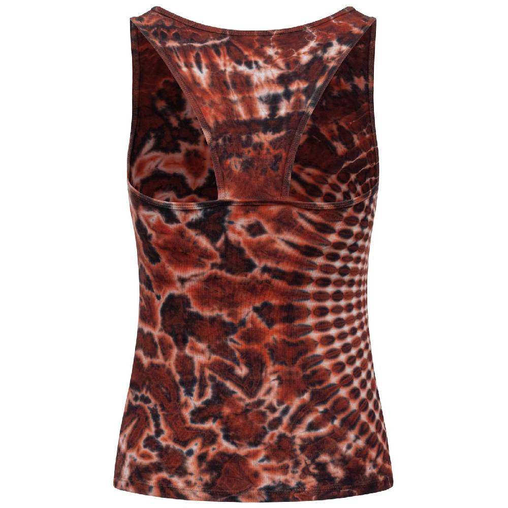 Kunst Und Magie Kunst und Magie Damen Top Atmungsaktive Tie Dye Batik Yoga Sport Top Angebote