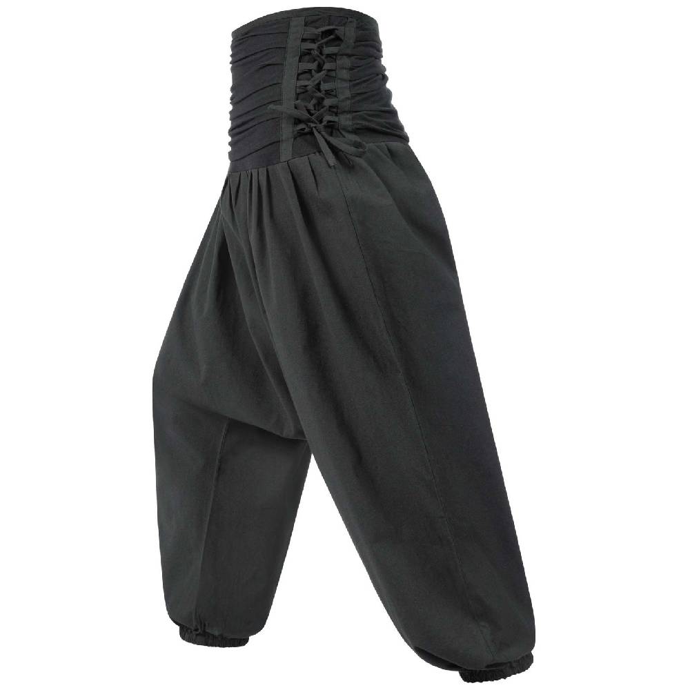 Kunst Und Magie Kunst und Magie Damen Pluderhose Freizeit Haremshose Wellnesshose Mittelalterhose
