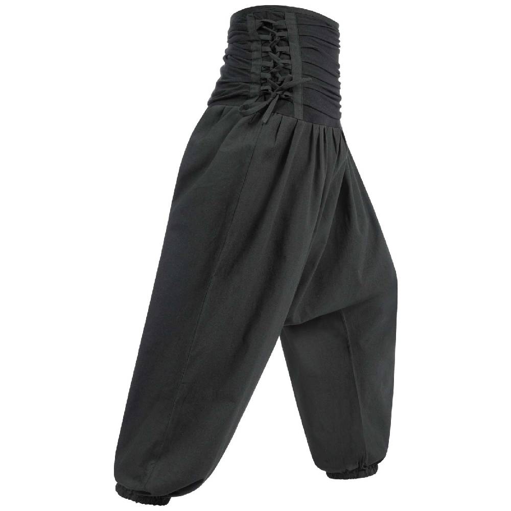 Kunst Und Magie Kunst und Magie Damen Pluderhose Freizeit Haremshose Wellnesshose Mittelalterhose im Angebot