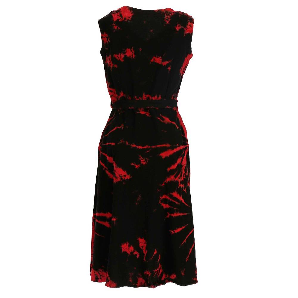 Kunst Und Magie Kleid Batik Sommerkleid Baumwoll Kleid Boho Ibiza Geköpft Hippie Tie Dye Fabrik Onlineshop