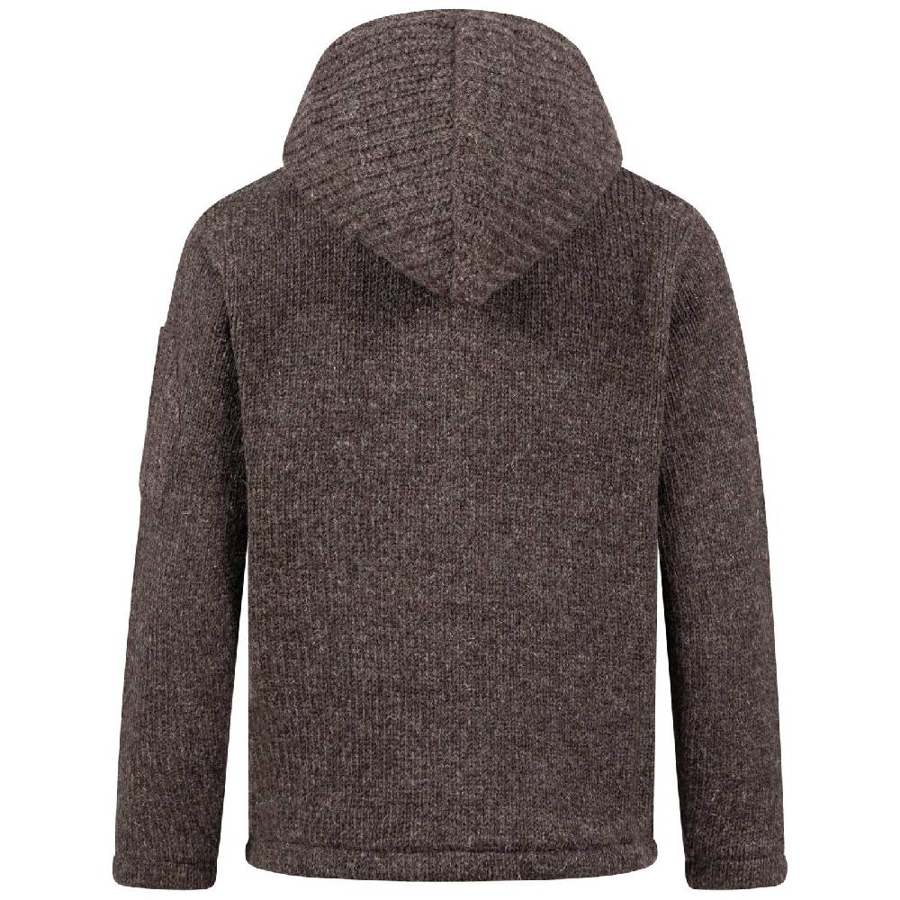 Kunst Und Magie Herren Strickjacke Schurwolle Klassich Nordisch Wolle Jacke mit Kapuze Schurwolle Preisnachlass