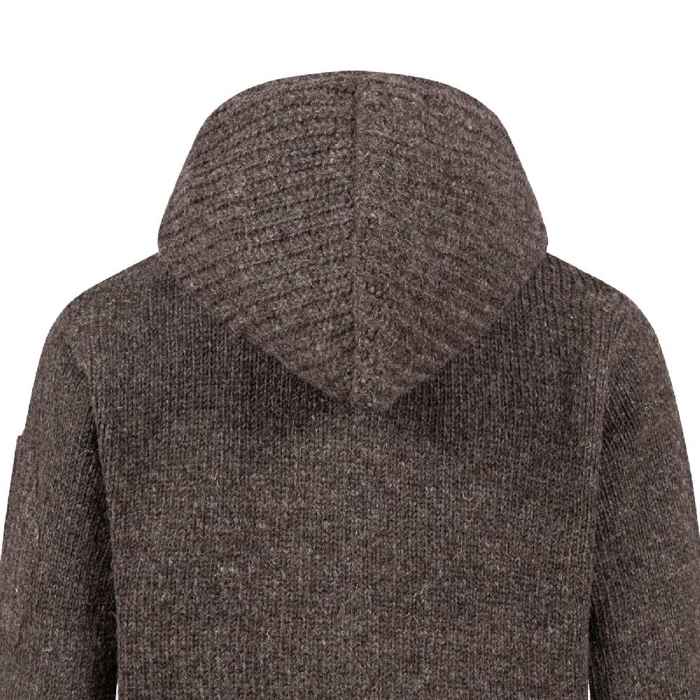 Kunst Und Magie Herren Strickjacke Schurwolle Klassich Nordisch Wolle Jacke mit Kapuze Schurwolle Preisnachlass