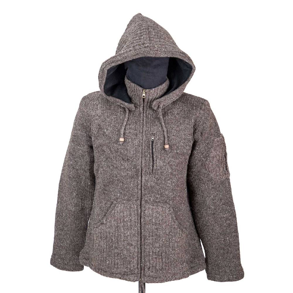 Kunst Und Magie Herren Strickjacke Schurwolle Klassich Nordisch Wolle Jacke mit Kapuze Schurwolle Preisnachlass