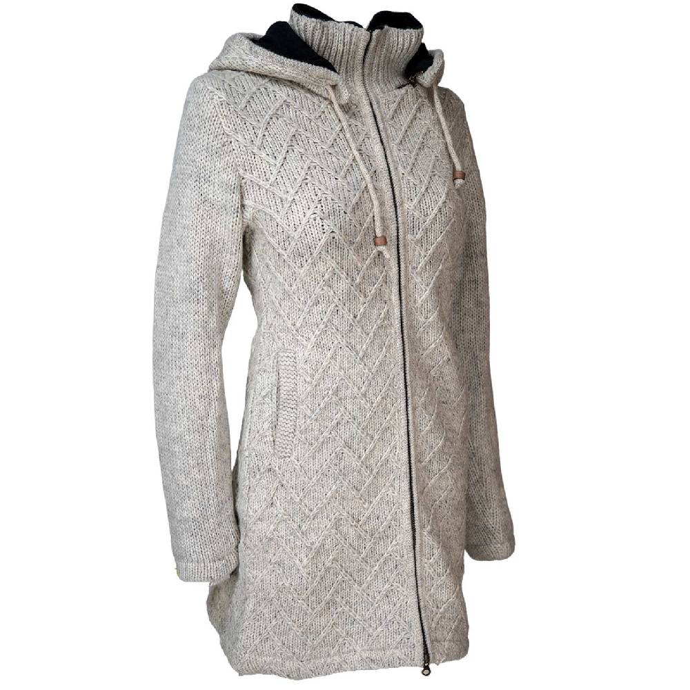 Kunst Und Magie Klassische Damen Strickjacke Kurzmantel Winter Mantel Wolle Jacke Wollmantel Kapuze Black Friday