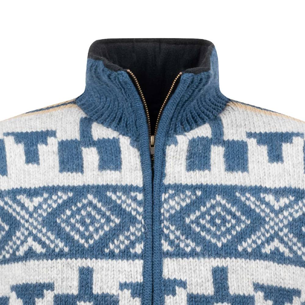 Kunst Und Magie Kunst und Magie Unisex Gilet Ärmellose Weste Strickweste aus Wolle Fleecefutter Winter Aztekenmuster Top Angebot