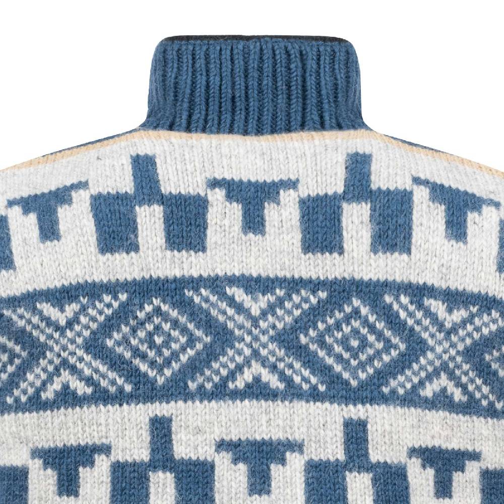 Kunst Und Magie Kunst und Magie Unisex Gilet Ärmellose Weste Strickweste aus Wolle Fleecefutter Winter Aztekenmuster Top Angebot
