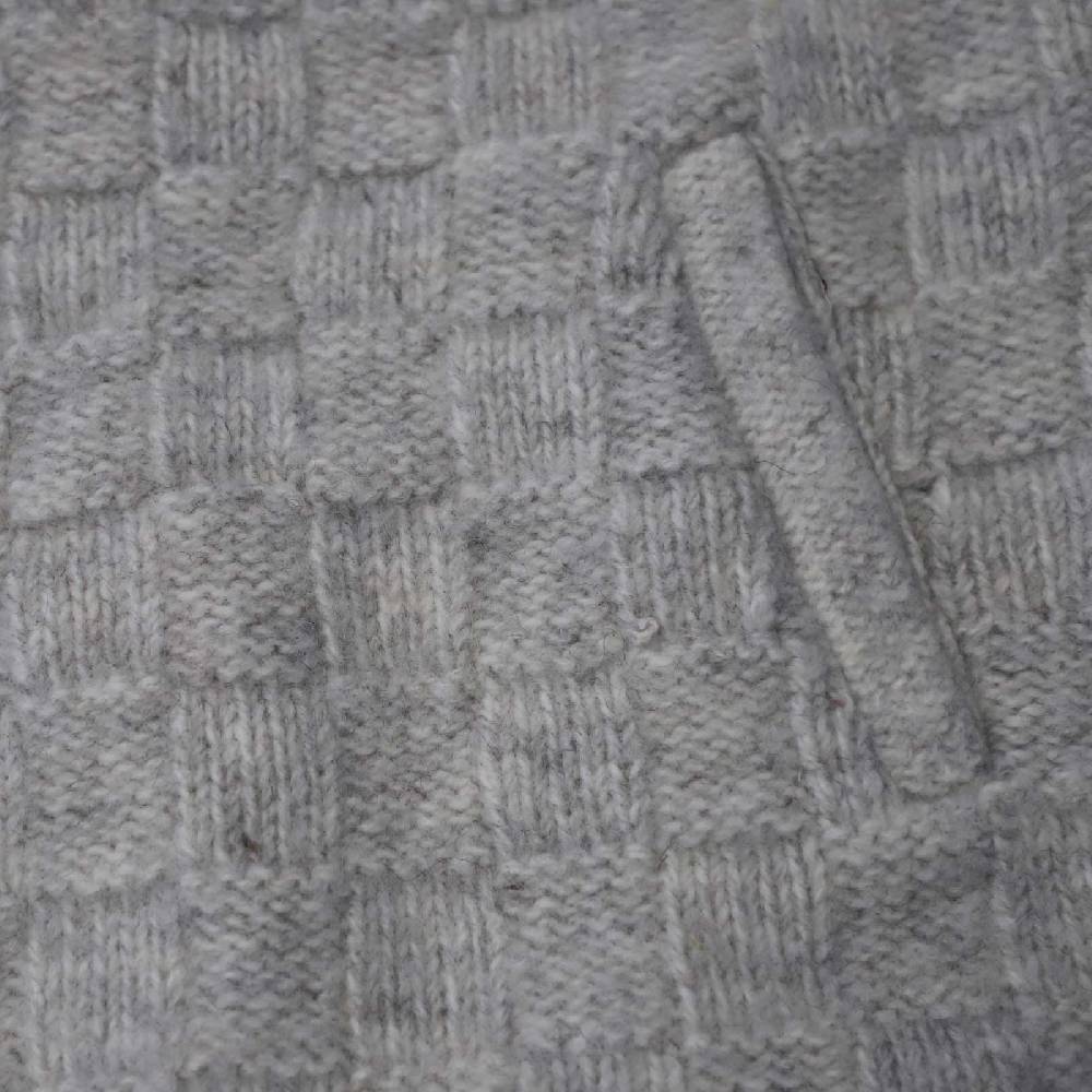 Kunst Und Magie Herren Strick Pullunder V-Neck aus Wolle mit warmen Fleecefutter Blitzangebot