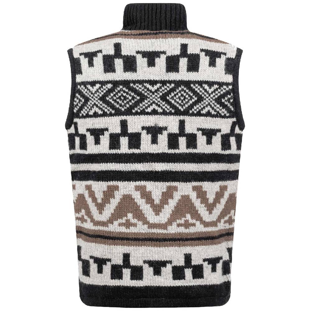 Kunst Und Magie Kunst und Magie Unisex Strickweste aus Wolle mit warmen Fleecefutter Neuheiten