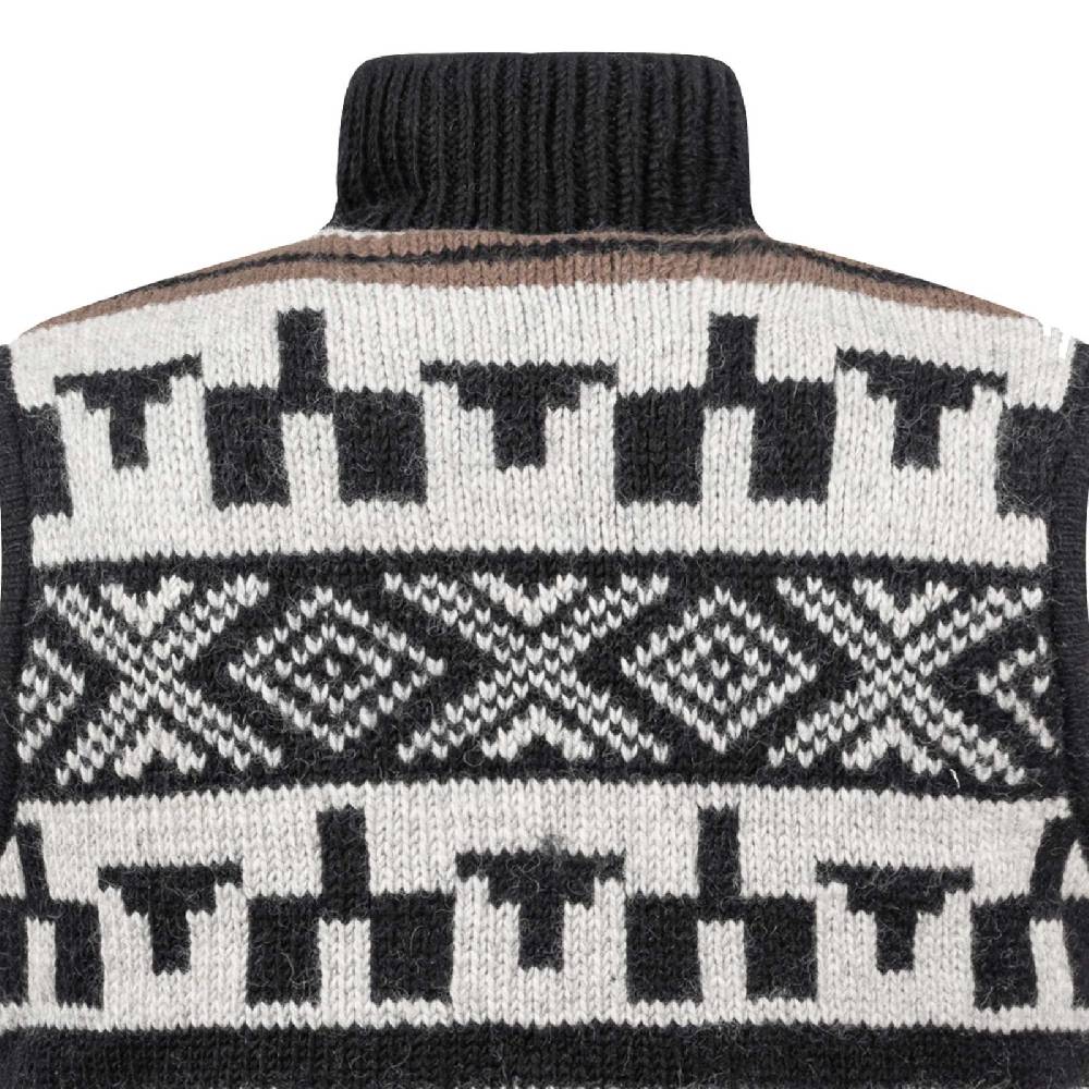 Kunst Und Magie Kunst und Magie Unisex Strickweste aus Wolle mit warmen Fleecefutter Neuheiten
