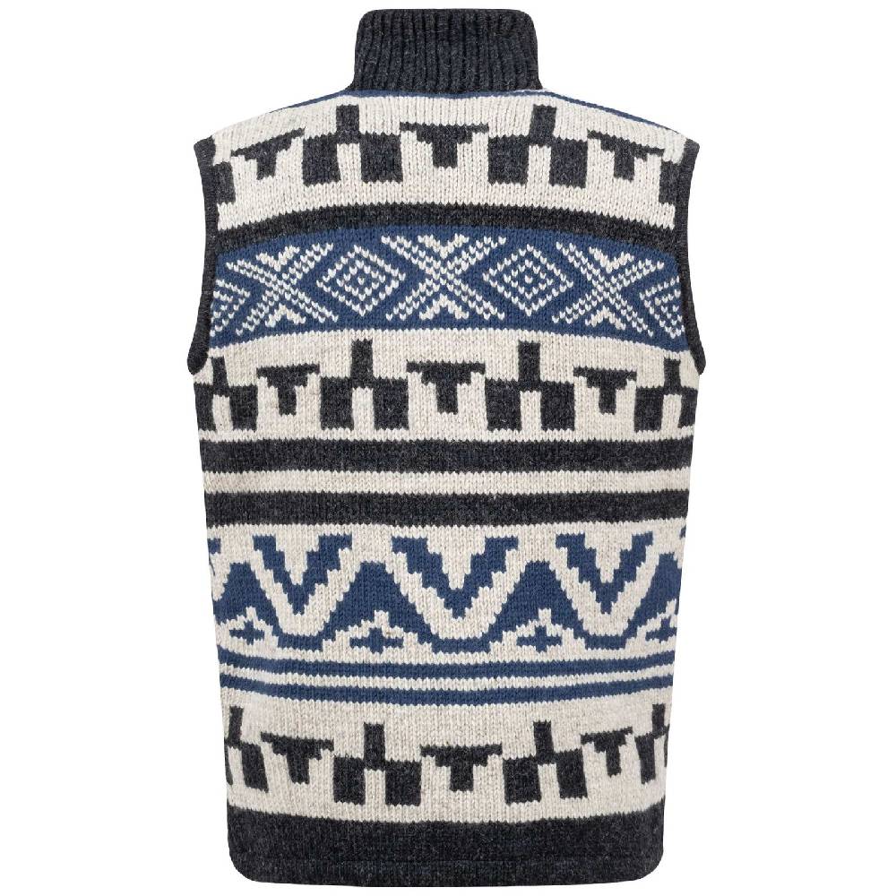 Kunst Und Magie Kunst und Magie Unisex Strickweste aus Wolle mit warmen Fleecefutter Saisonale Angebote