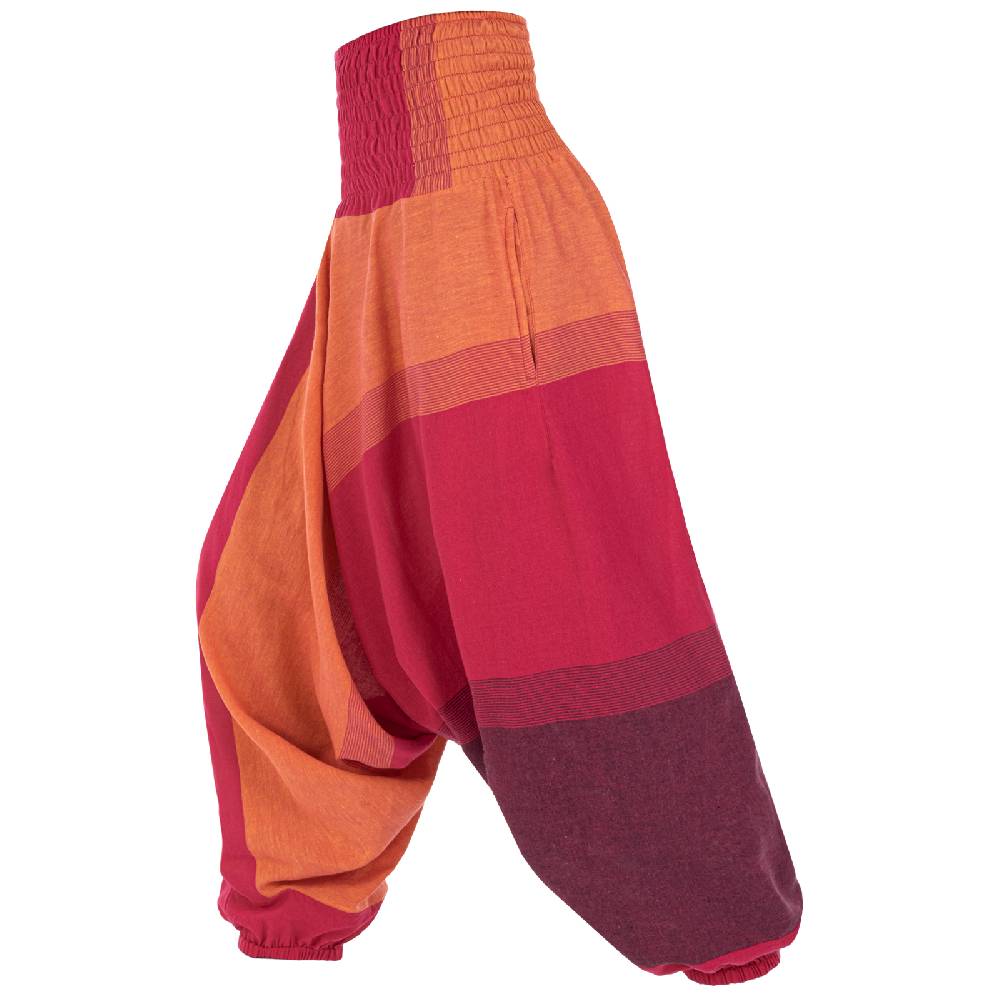 Kunst Und Magie Kunst und Magie Damen orientalische Yoga Freizeit Haremshose Wellnesshose Jodpurhose