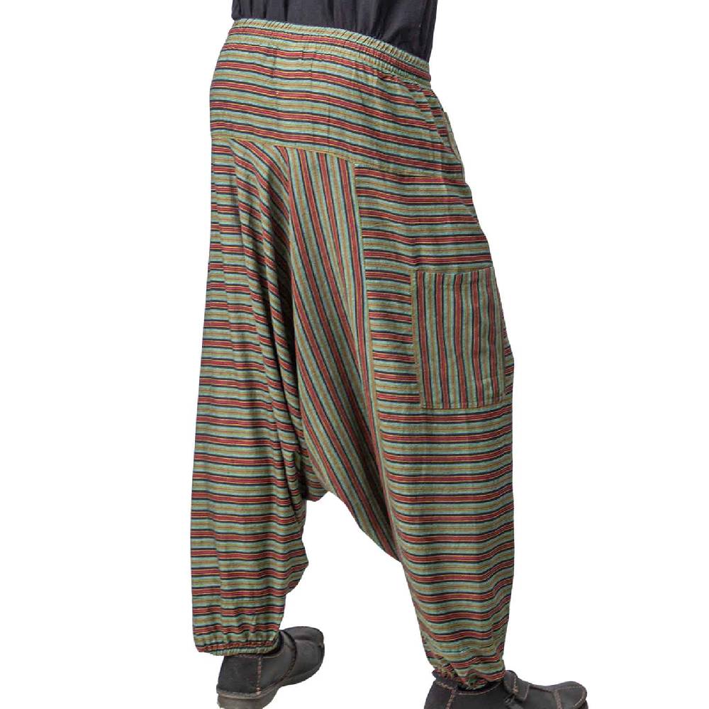 Kunst Und Magie Kunst und Magie Bunte Unisex Aladin Haremshose Wellnesshose Wohlfühl Hose Letzter Tag