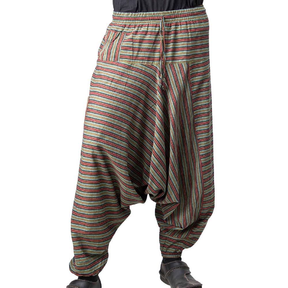 Kunst Und Magie Kunst und Magie Bunte Unisex Aladin Haremshose Wellnesshose Wohlfühl Hose Letzter Tag