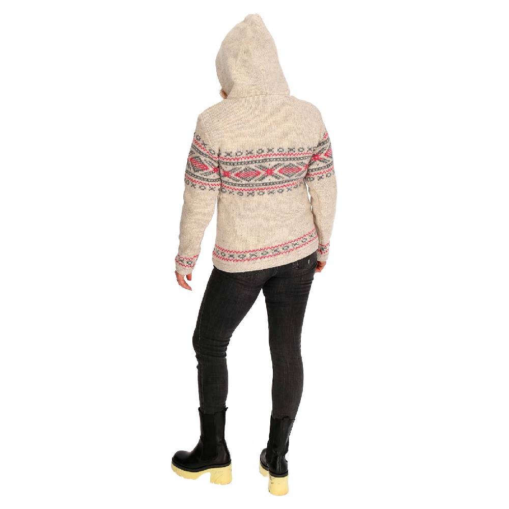 Kunst Und Magie Damen Hoodie Ski-Pullover gefütterte Wolljacke Strickpullover Goa Wolle Jacke Norweger Muster Bis zu 60% Rabatt