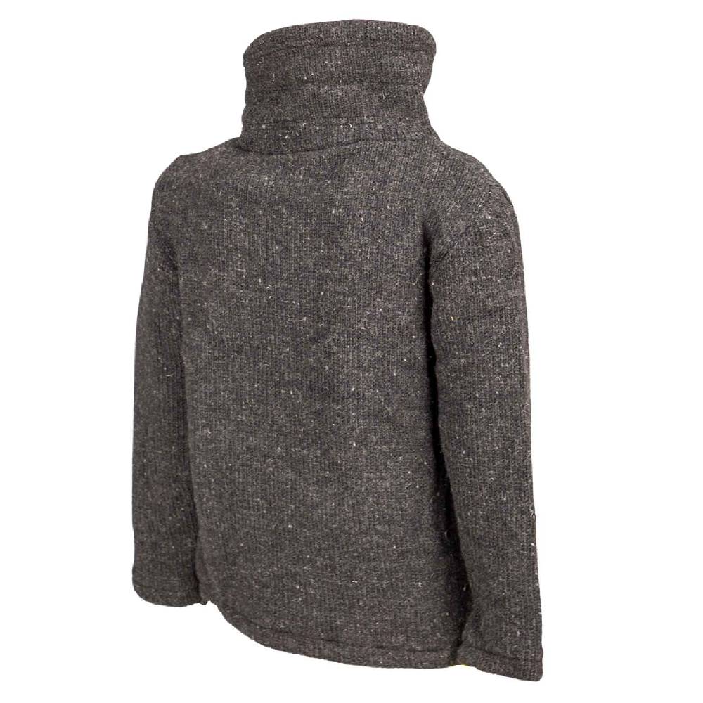 Kunst Und Magie Klassische Strickjacke Wolle Jacke mit Hochkragen Fleecefutter Nur für heute