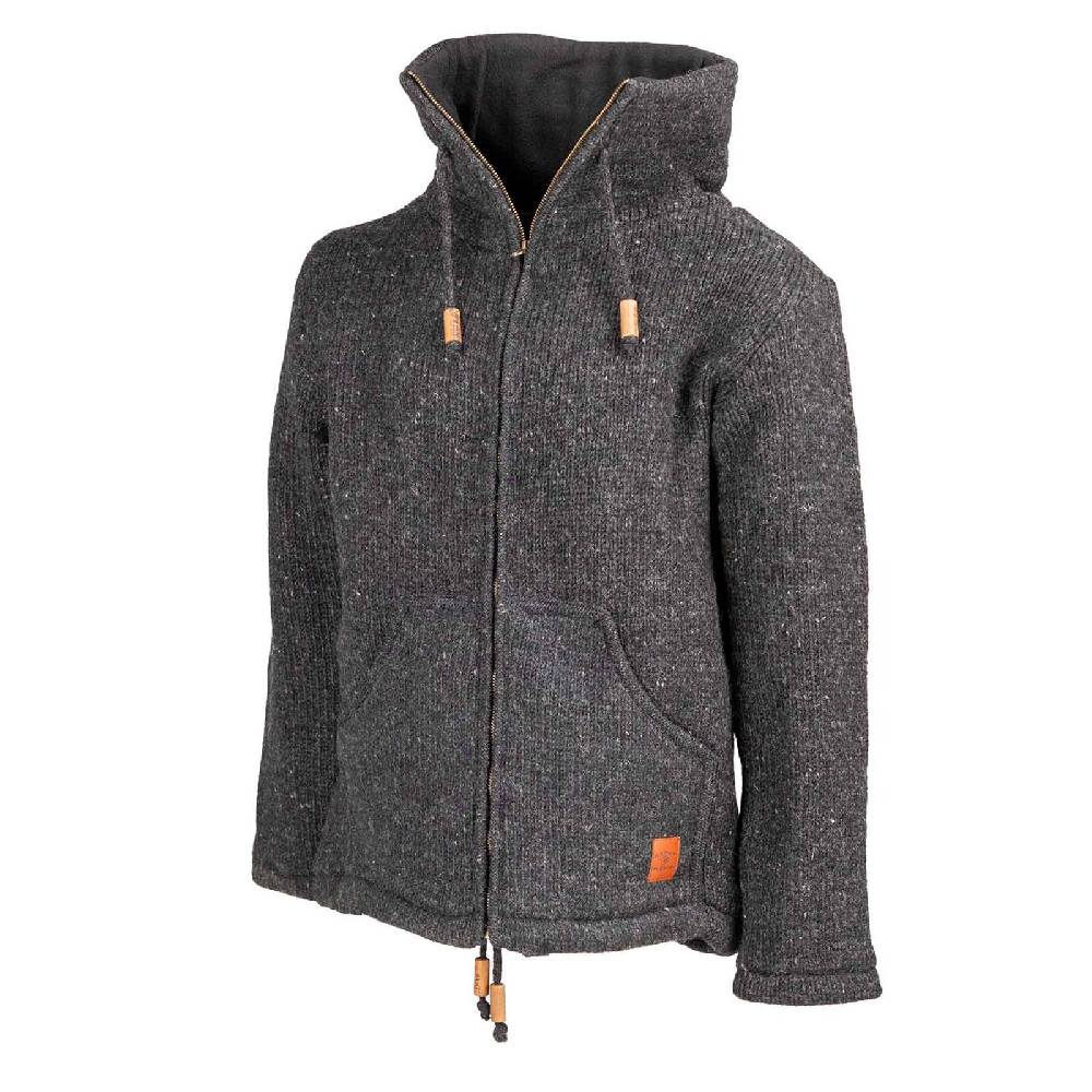 Kunst Und Magie Klassische Strickjacke Wolle Jacke mit Hochkragen Fleecefutter Nur für heute