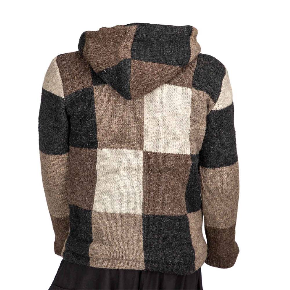 Kunst Und Magie Baja Hoodie Strickjacke Wolle Jacke mit Kapuze Winter Pullover Vierteljährliche Förderung
