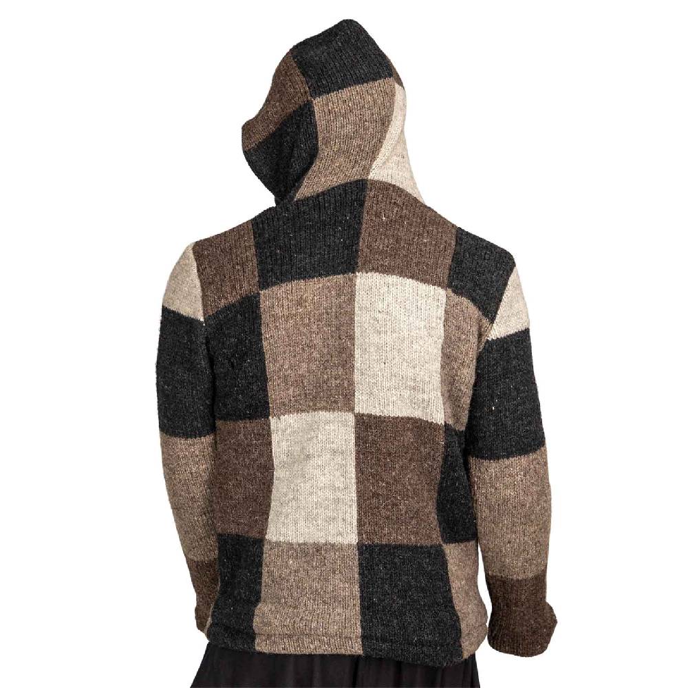 Kunst Und Magie Baja Hoodie Strickjacke Wolle Jacke mit Kapuze Winter Pullover Vierteljährliche Förderung
