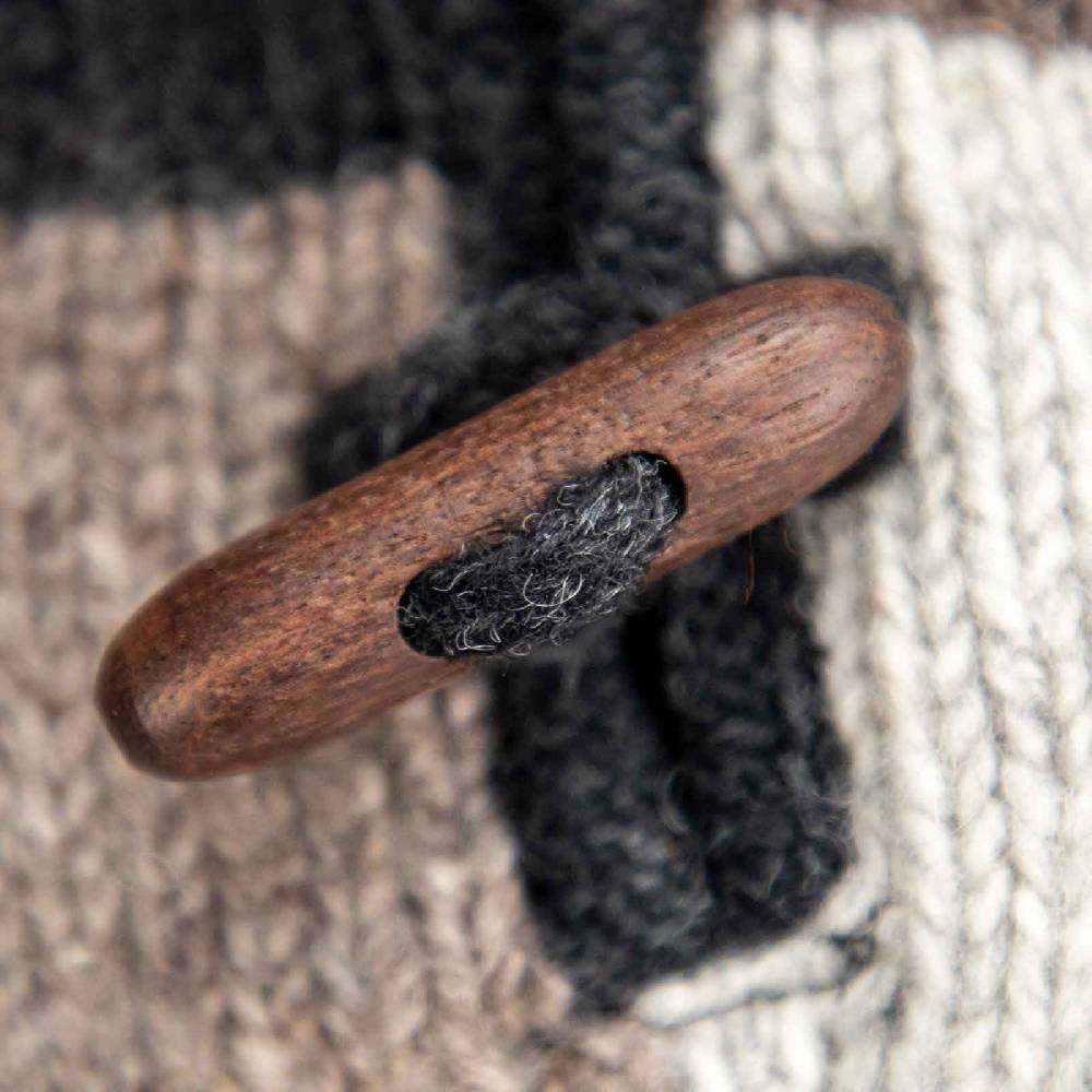 Kunst Und Magie Baja Hoodie Strickjacke Wolle Jacke mit Kapuze Winter Pullover Vierteljährliche Förderung