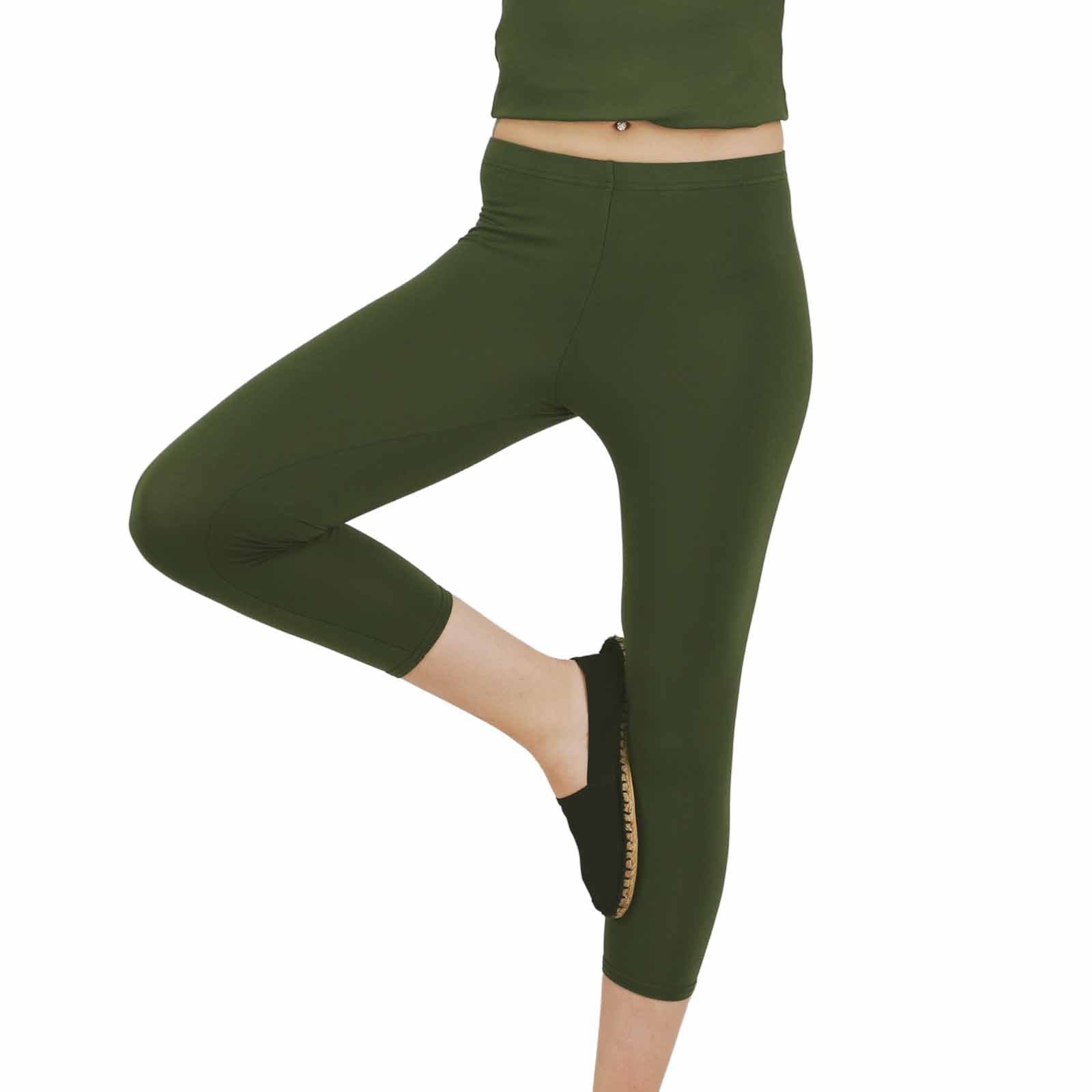 Kunst Und Magie Kunst und Magie Damen Yoga Leggings Atmungsaktive Wellnesshose Yogahose 3/4 Rabatte dieses Monats
